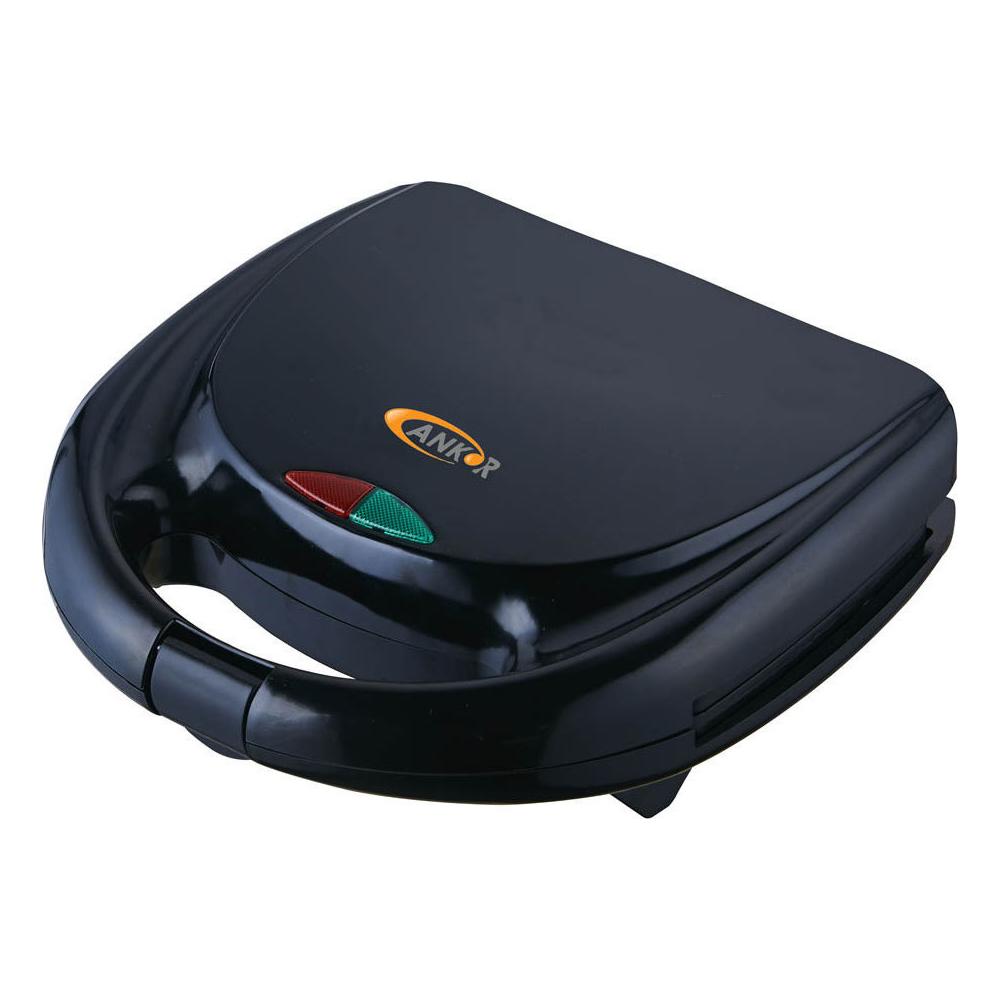 Ankor 806713 Τοστιέρα για 2 Τοστ 750W Μαύρη