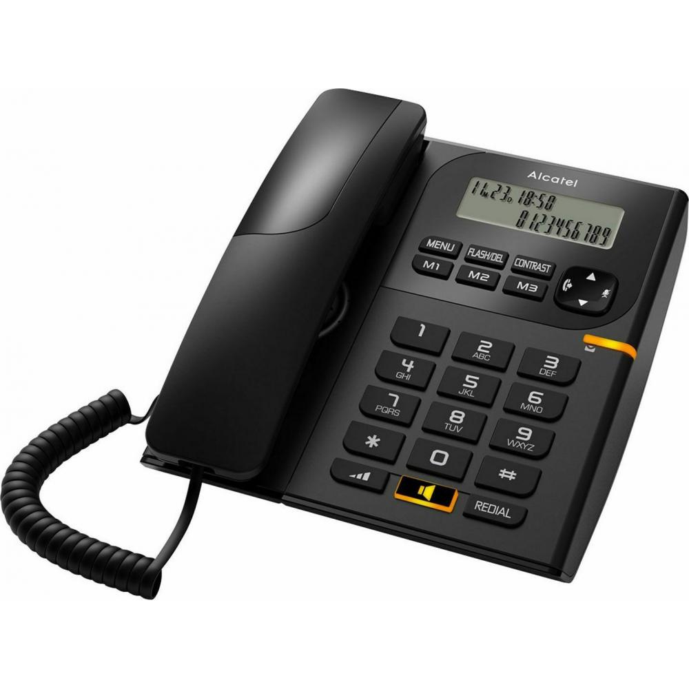 Alcatel T58 Ενσύρματο Τηλέφωνο Γραφείου Μαύρο