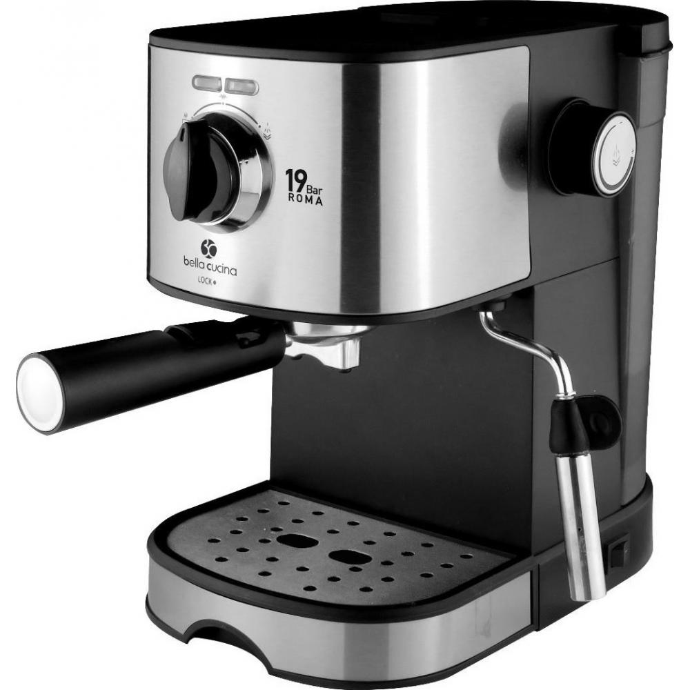 Bella Cucina BC KAF 3015 Μηχανή Espresso 850W Πίεσης 19bar Ασημί