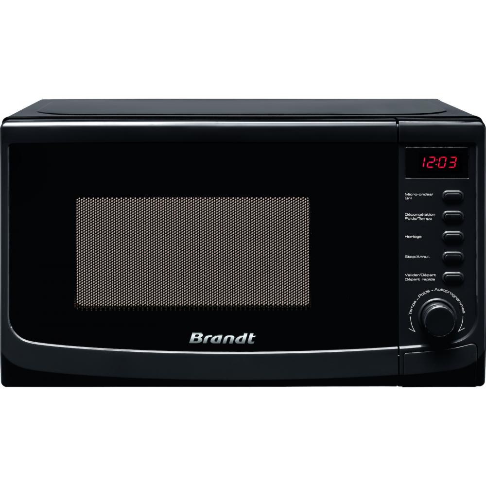 Brandt GE2031B Φούρνος Μικροκυμάτων με Grill 20lt Μαύρος
