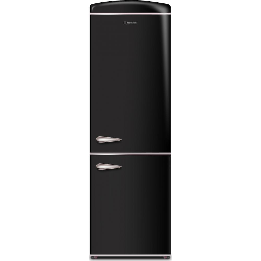 Morris MRS-31303B Retro Ψυγειοκαταψύκτης 315lt Total NoFrost Υ194.3xΠ60xΒ70.7εκ. Μαύρος