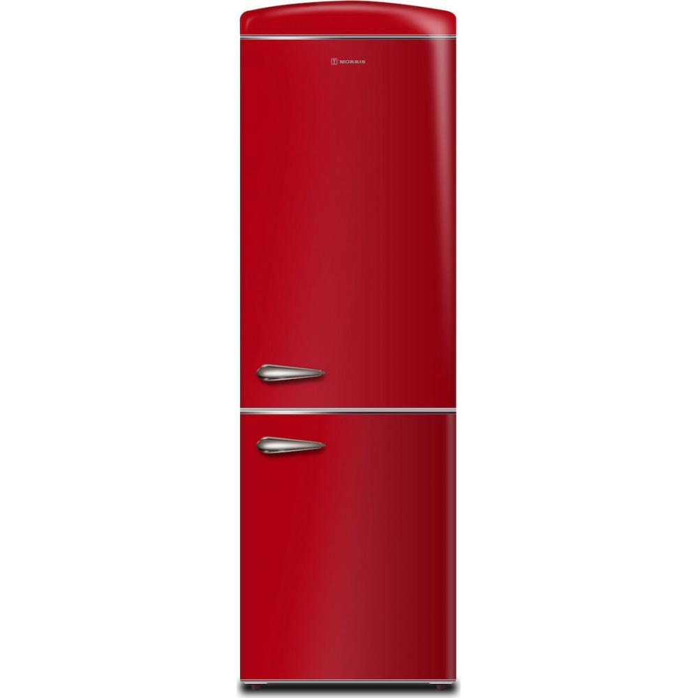 Morris MRS-31300R Retro Ψυγειοκαταψύκτης 315lt Total NoFrost Υ194.3xΠ60xΒ70.7εκ. Κόκκινος