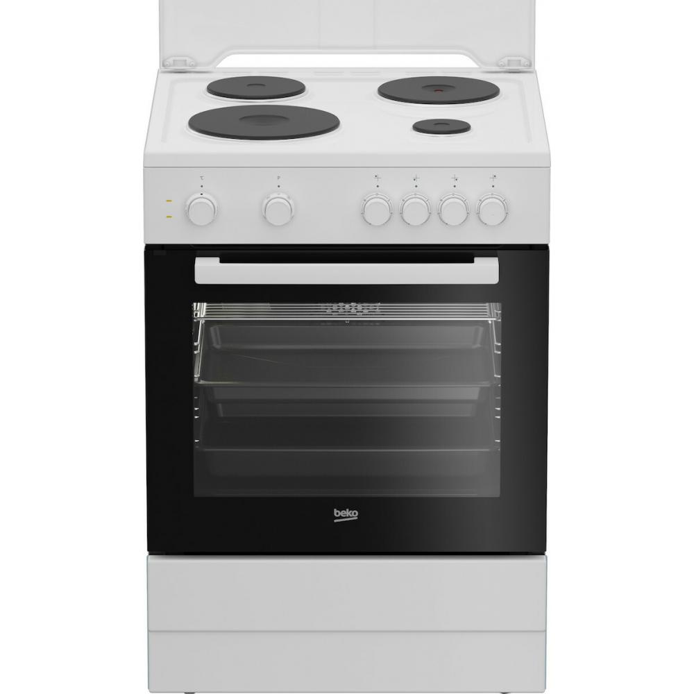 Beko FSM66001GWS Κουζίνα 72lt με Εμαγιέ Εστίες Π60εκ. Λευκή