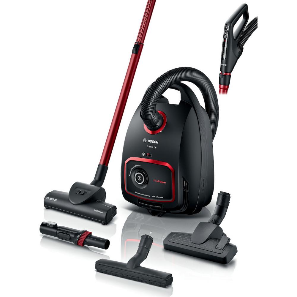 Bosch BGL6POW1 Ηλεκτρική Σκούπα 850W με Σακούλα 4lt Μαύρη