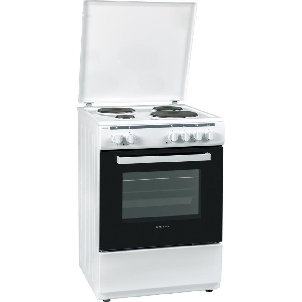 United UFC-60264 Κουζίνα 65lt με Εμαγιέ Εστίες Π60εκ. Λευκή