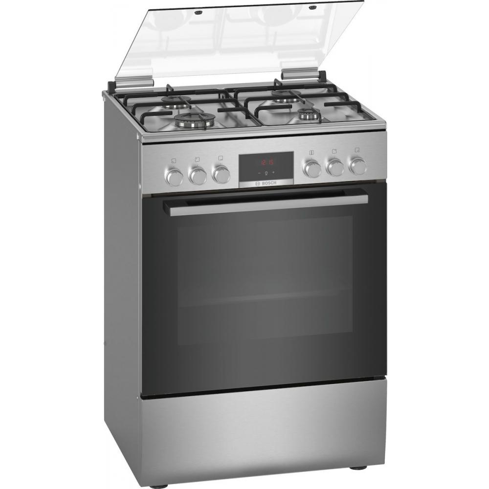 Bosch HXR390D50 Κουζίνα 66lt με Εστίες Υγραερίου Π60εκ. Inox