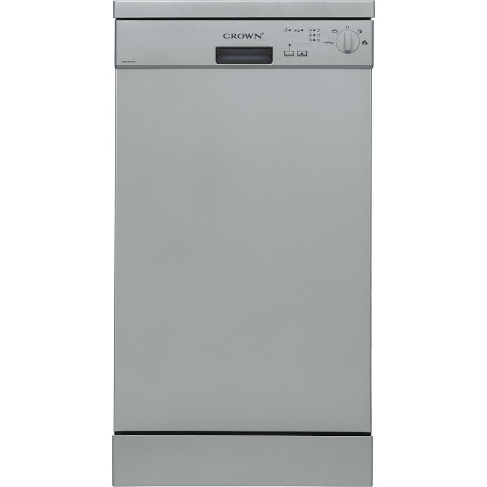 Crown DWC 4507ASL Ελεύθερο Πλυντήριο Πιάτων για 10 Σερβίτσια Π45xY85εκ. Inox