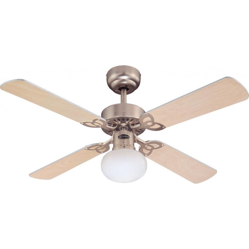 Westinghouse Vegas Ανεμιστήρας Οροφής 105cm με Φως Light Maple/Silver