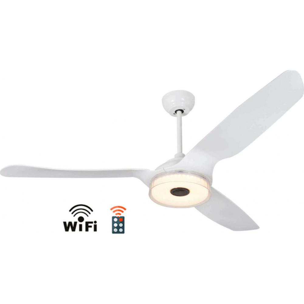 Telemax CES603FL Ανεμιστήρας Οροφής 152cm με Φως, WiFi και Τηλεχειριστήριο Λευκός