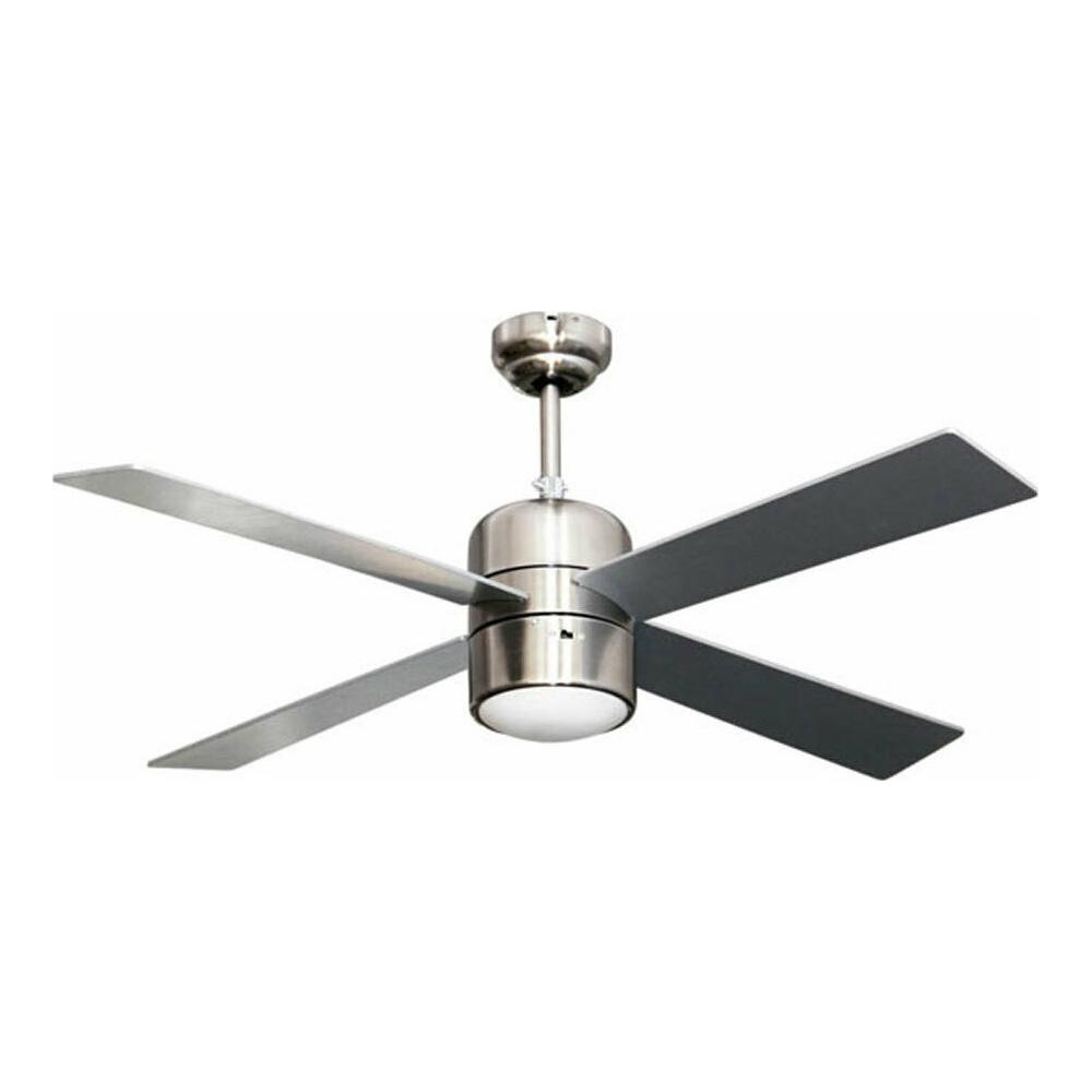 Telemax CF48-4CL(MN) Ανεμιστήρας Οροφής 122cm με Φως και Τηλεχειριστήριο Ασημί