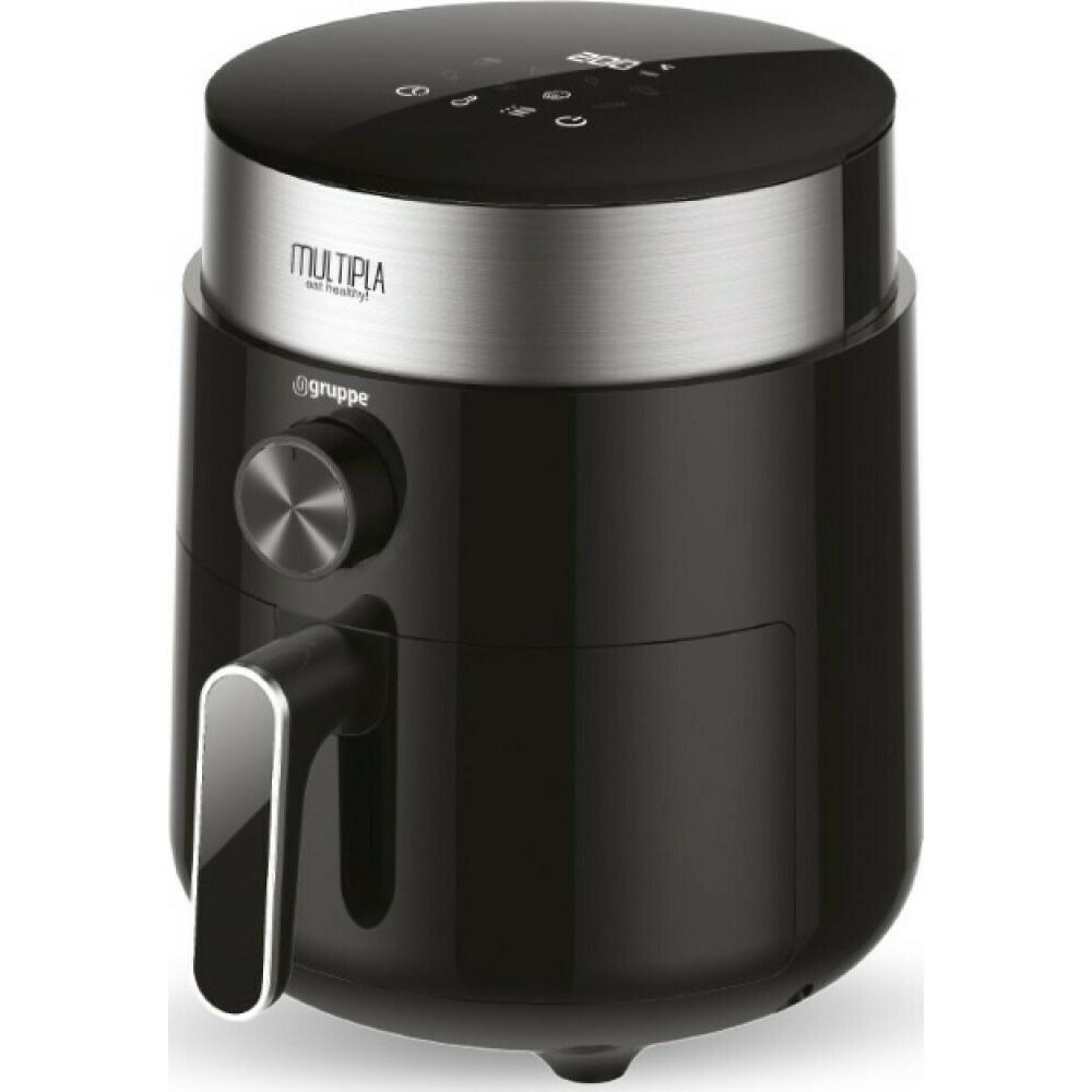 Gruppe Multipla Eat Healthy Φριτέζα Αέρος με Αποσπώμενο Κάδο 2.5lt Μαύρη