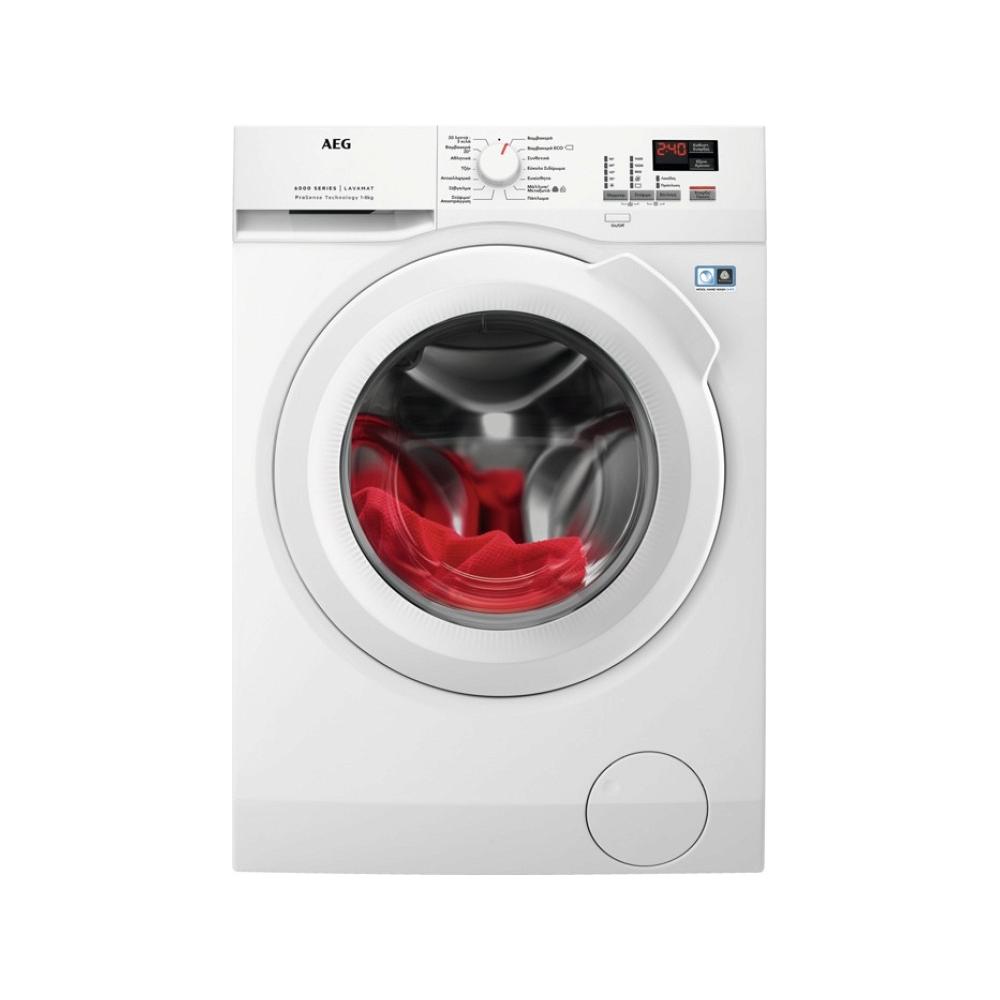 AEG L6FNK148WG Πλυντήριο Ρούχων 8kg με Ατμό 1400 Στροφών