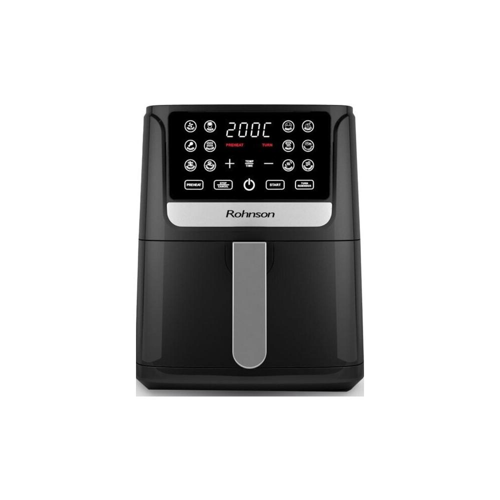 Rohnson R-2828 Φριτέζα Αέρος με Αποσπώμενο Κάδο Μαύρη