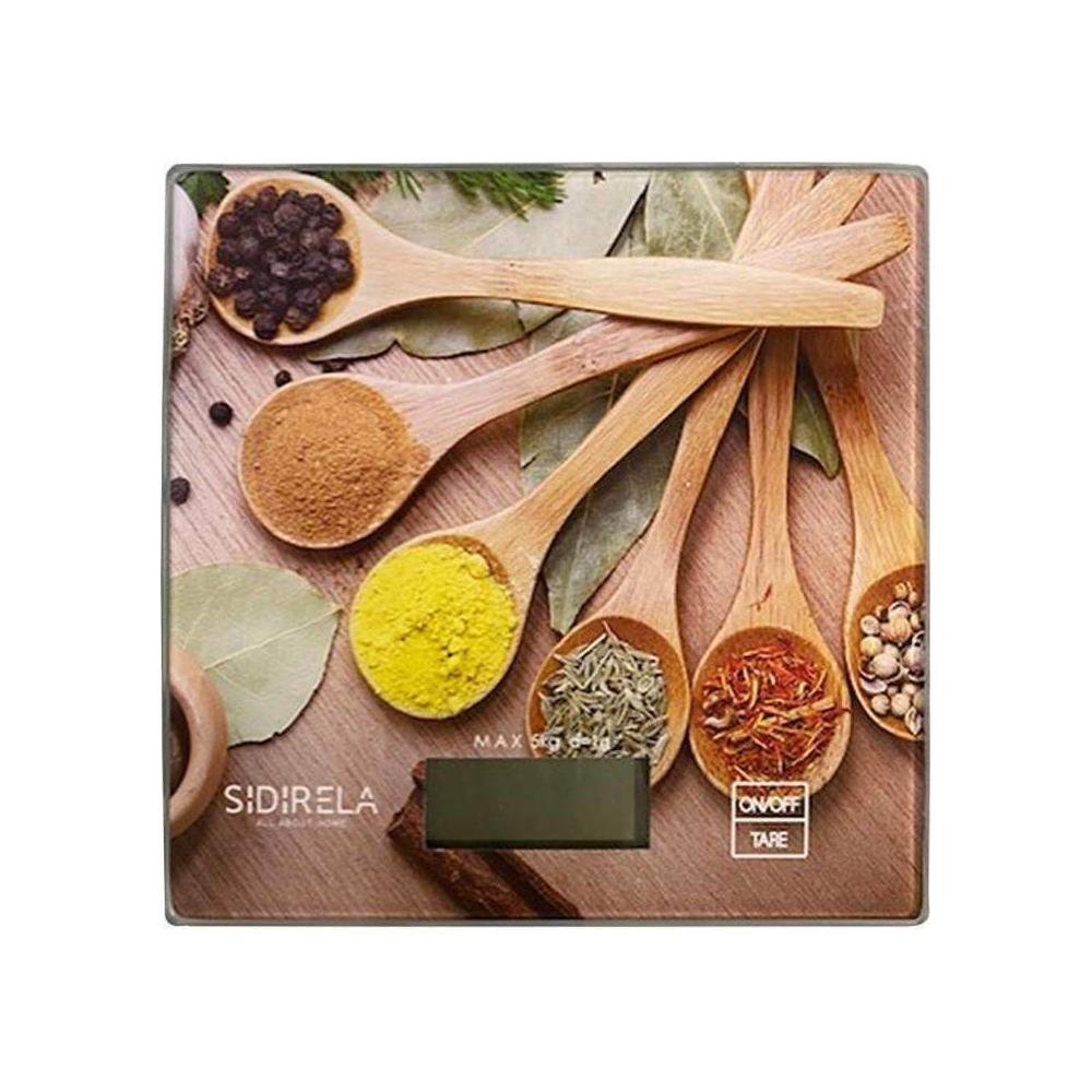 Sidirela E-3416 Ψηφιακή Ζυγαριά Κουζίνας 1gr/5kg Spices