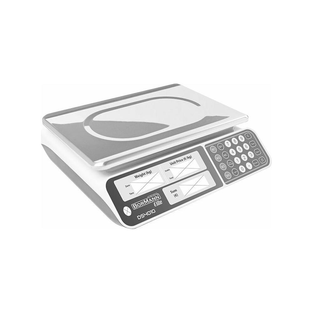 Bormann Ηλεκτρονική Επαγγελματική Ζυγαριά με Ικανότητα Ζύγισης 40kg και Υποδιαίρεση 10gr