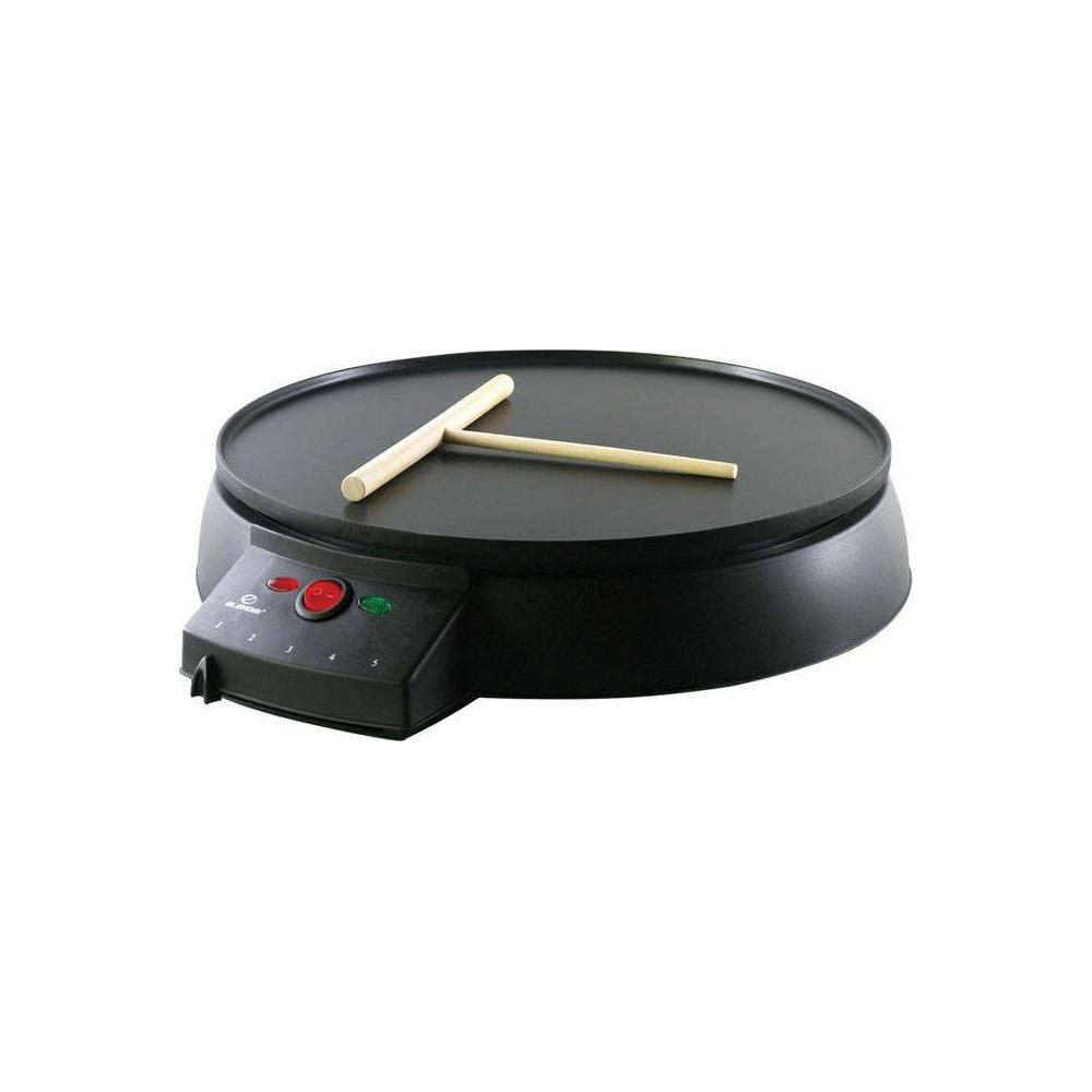 Elekom EK-006 Κρεπιέρα 35cm Μαύρη 900W