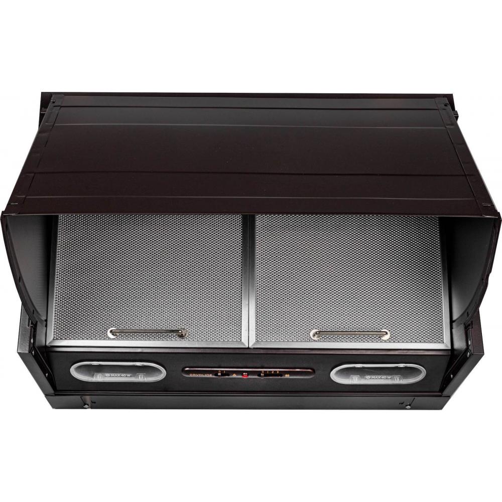 Davoline P141D 060 Πτυσσόμενος Απορροφητήρας 59.9cm Καφέ