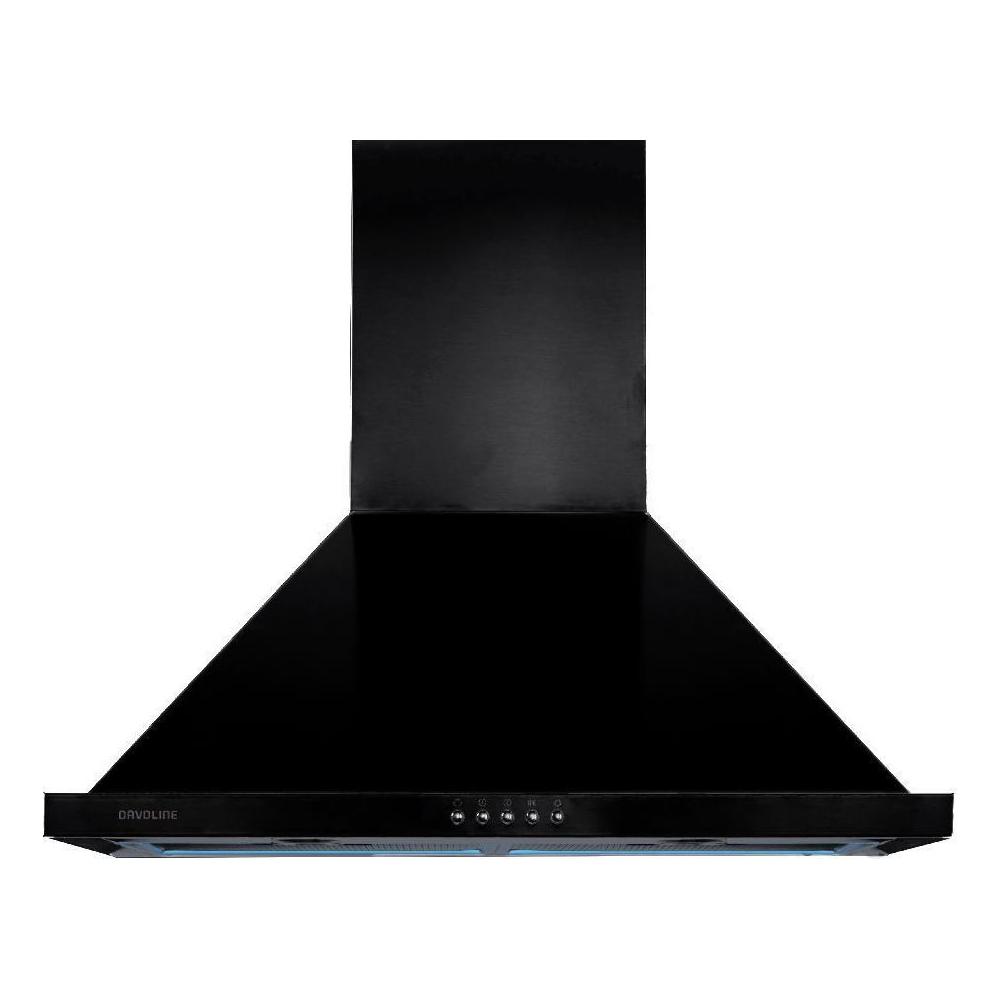 Davoline KOS HPC Απορροφητήρας Καμινάδα 60cm Μαύρος
