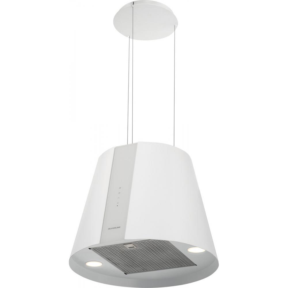 Davoline Pure Plus Απορροφητήρας Νησίδα 50cm Λευκός