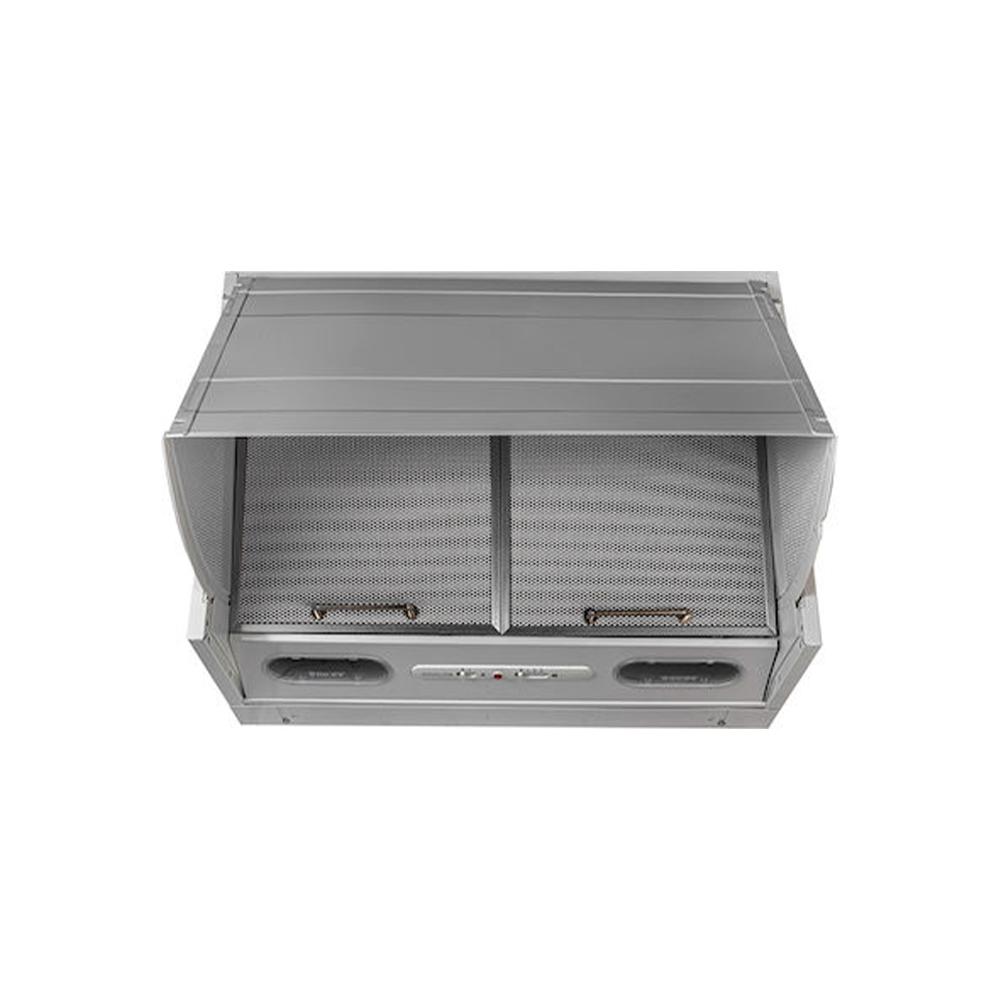 Davoline P 140 Silver Πτυσσόμενος Απορροφητήρας 59.9cm Γκρι