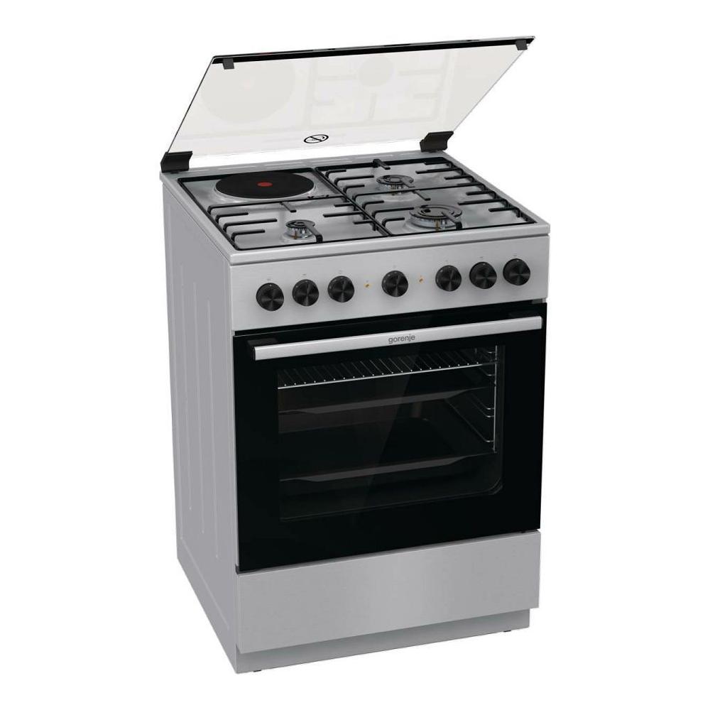 Gorenje GK 6B41 XD Κουζίνα 71lt με Εστίες Φυσικού Αερίου Π60εκ. Inox