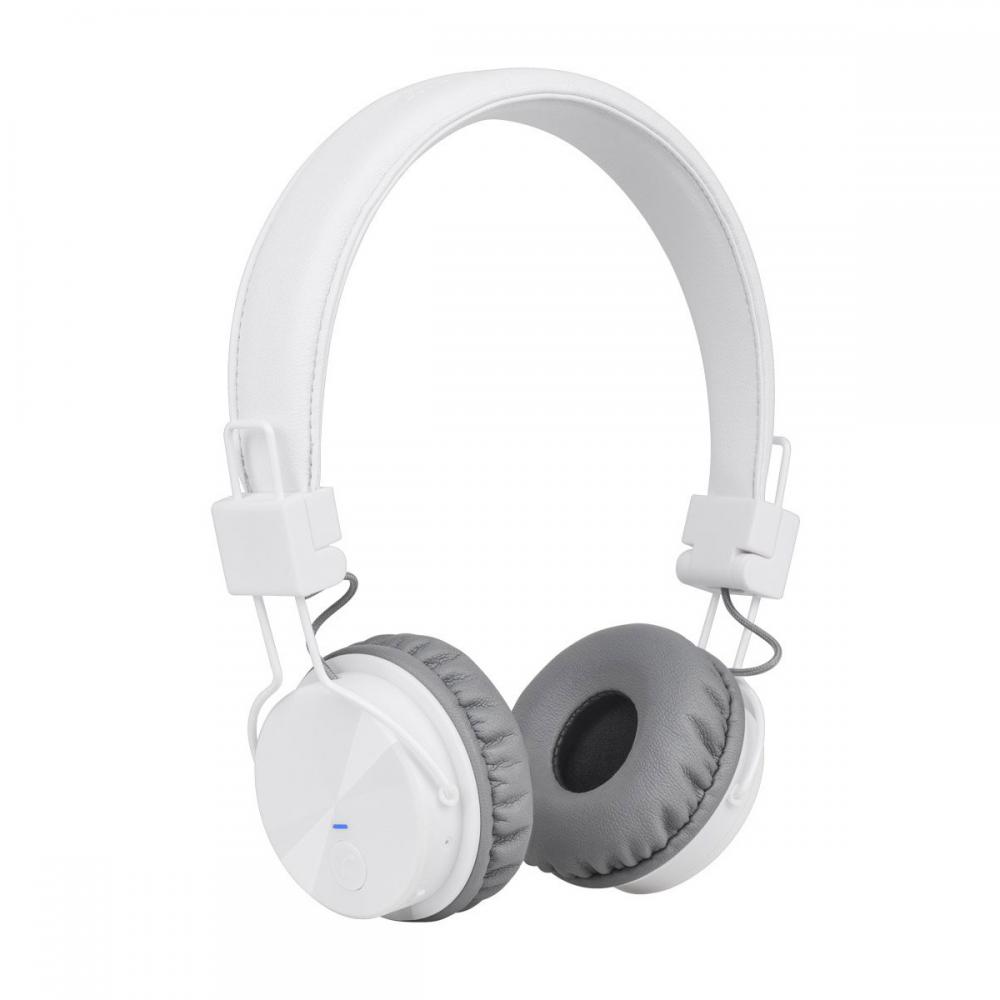 Kruger&Matz Ασύρματα Ακουστικά Kruger&Matz Wave BT WHITE KM0625