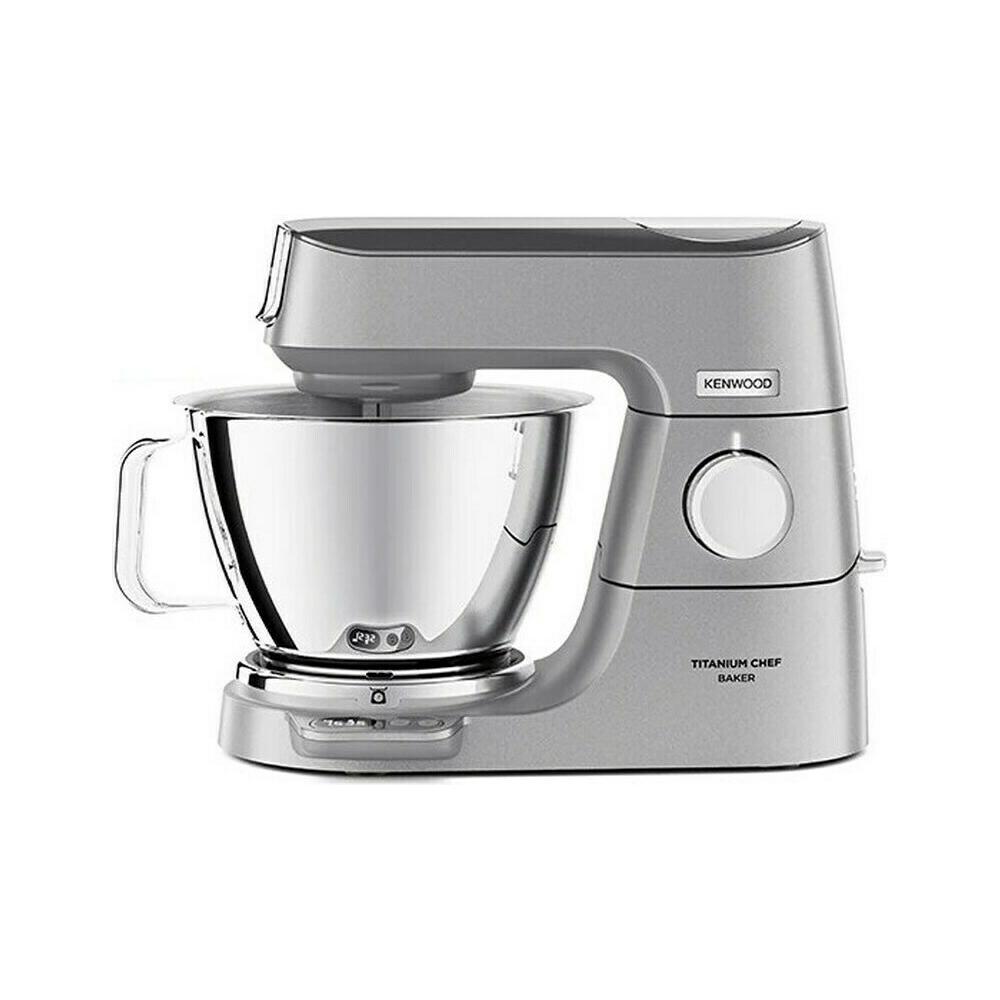 Kenwood Titanium Chef Baker KVC85.124SI Κουζινομηχανή 1200W με Ανοξείδωτο Κάδο 5lt