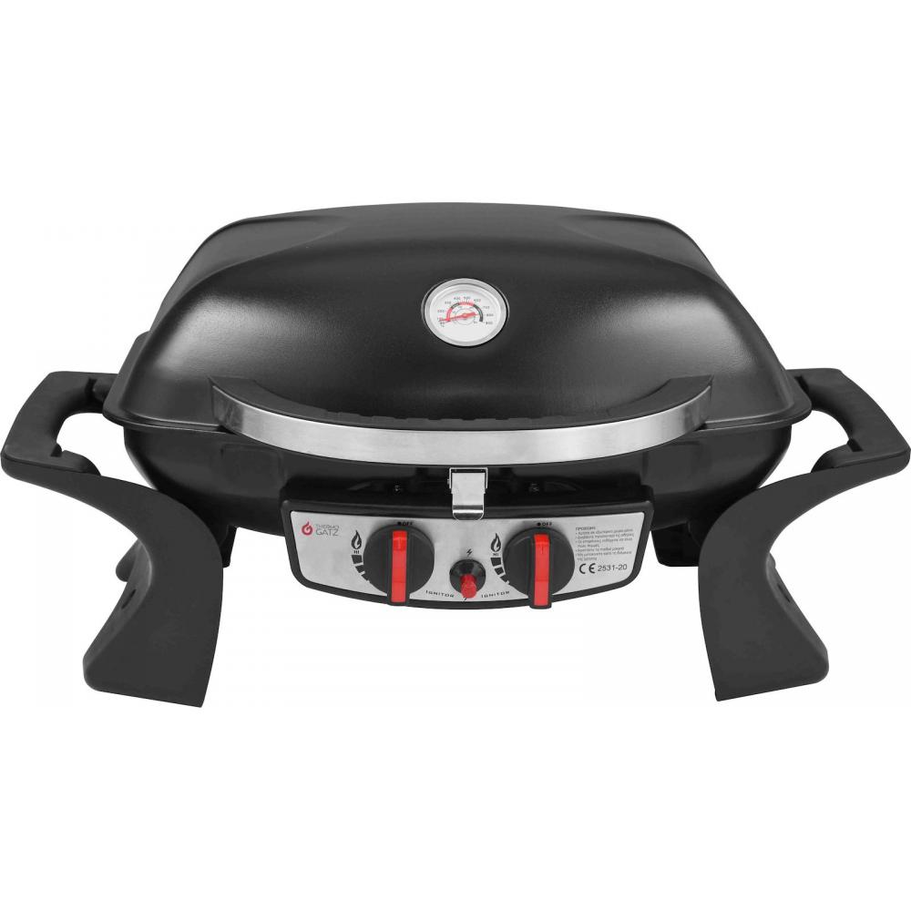 Thermogatz Gs Grill 2 Mini Ψησταριά Υγραερίου Σχάρας 52x39εκ. με 2 Εστίες 5kW