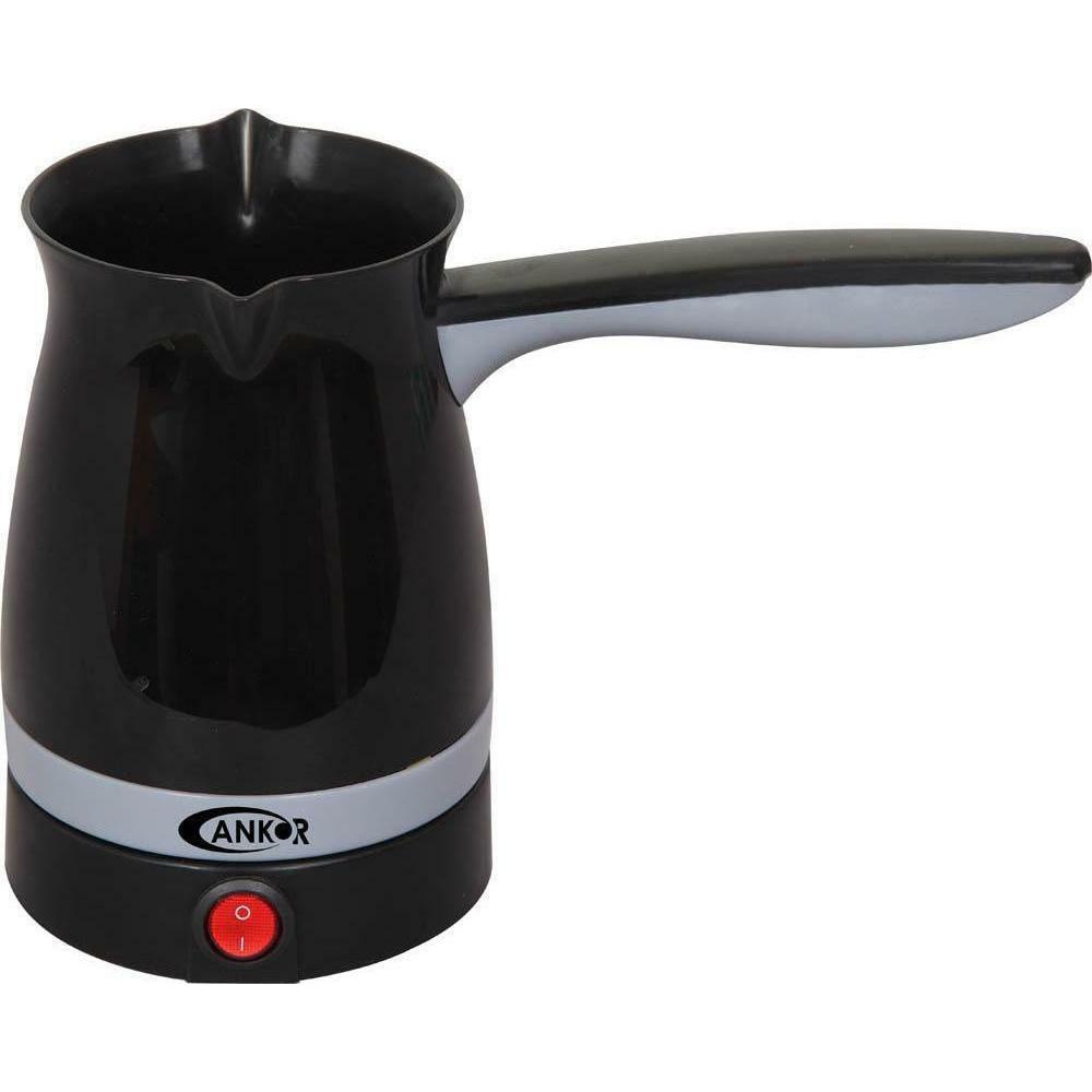 Ankor K-800643 Ηλεκτρικό Μπρίκι 800W με Χωρητικότητα 400ml Μαύρο