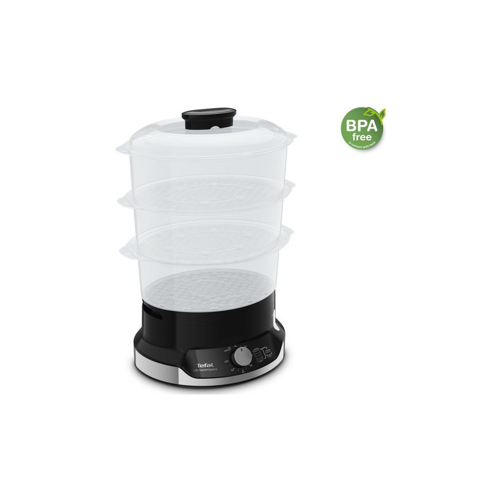 Tefal Ultracompact Ατμομάγειρας με 3 Επίπεδα Μαγειρέματος 9lt
