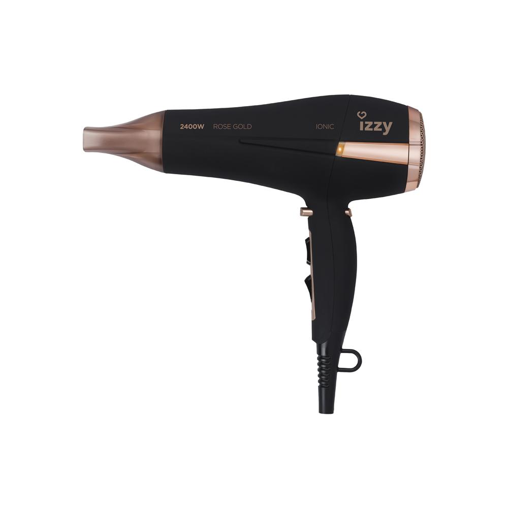 Izzy Rose Gold Ionic 222755 Ionic Πιστολάκι Μαλλιών με Φυσούνα 2400W