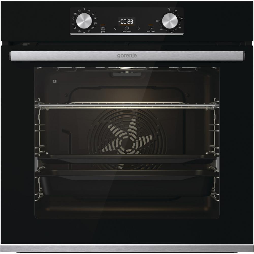 Gorenje BPSX6737E13BG Φούρνος άνω Πάγκου 77lt χωρίς Εστίες Π59.5εκ. Μαύρος