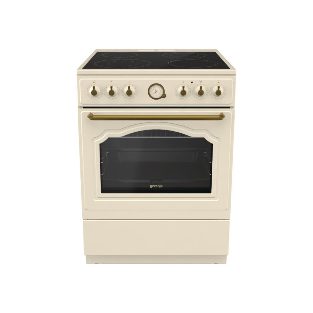 Gorenje ECS6250CLI Κουζίνα 71lt με Κεραμικές Εστίες Π60εκ. Μπεζ