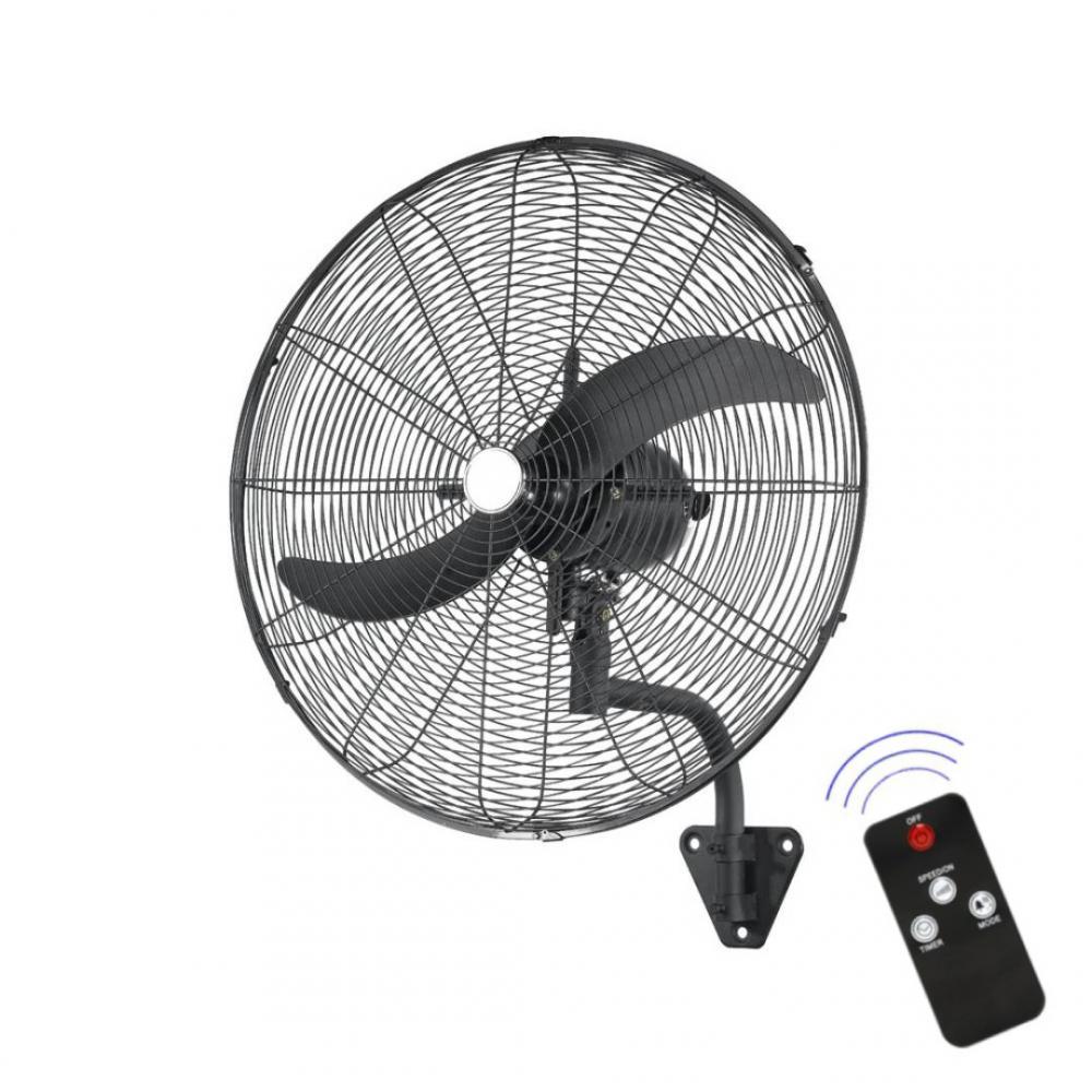Lafet FW-50R Επαγγελματικός Ανεμιστήρας Τοίχου 140W Διαμέτρου 50cm με Τηλεχειριστήριο