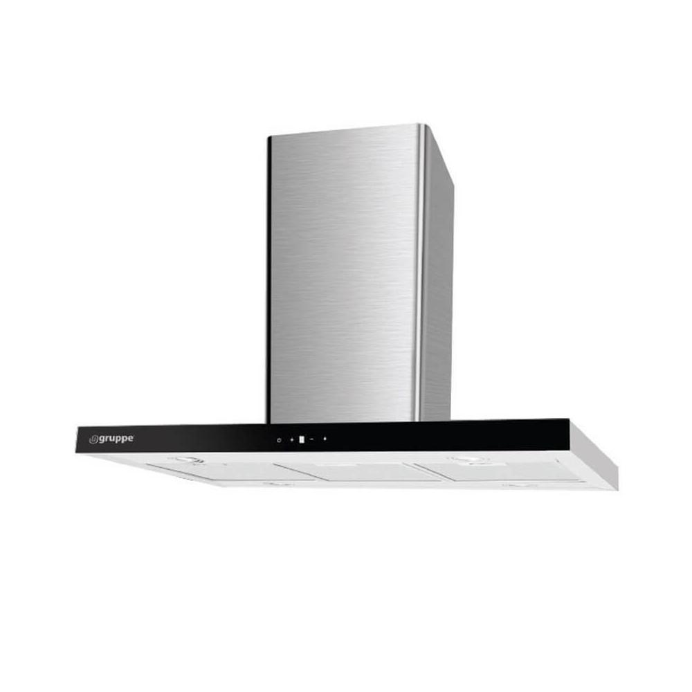Gruppe Symmetria 90 Απορροφητήρας Νησίδα 90cm Inox
