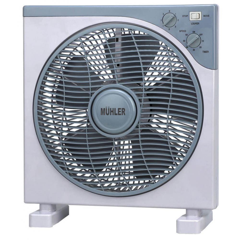 Muhler SMX-1250 Ανεμιστήρας Box Fan 35W Διαμέτρου 30cm