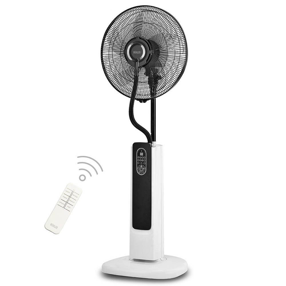 Muhler MF-1679RC Ανεμιστήρας Υδρονέφωσης 75W Διαμέτρου 40.64cm με Τηλεχειριστήριο