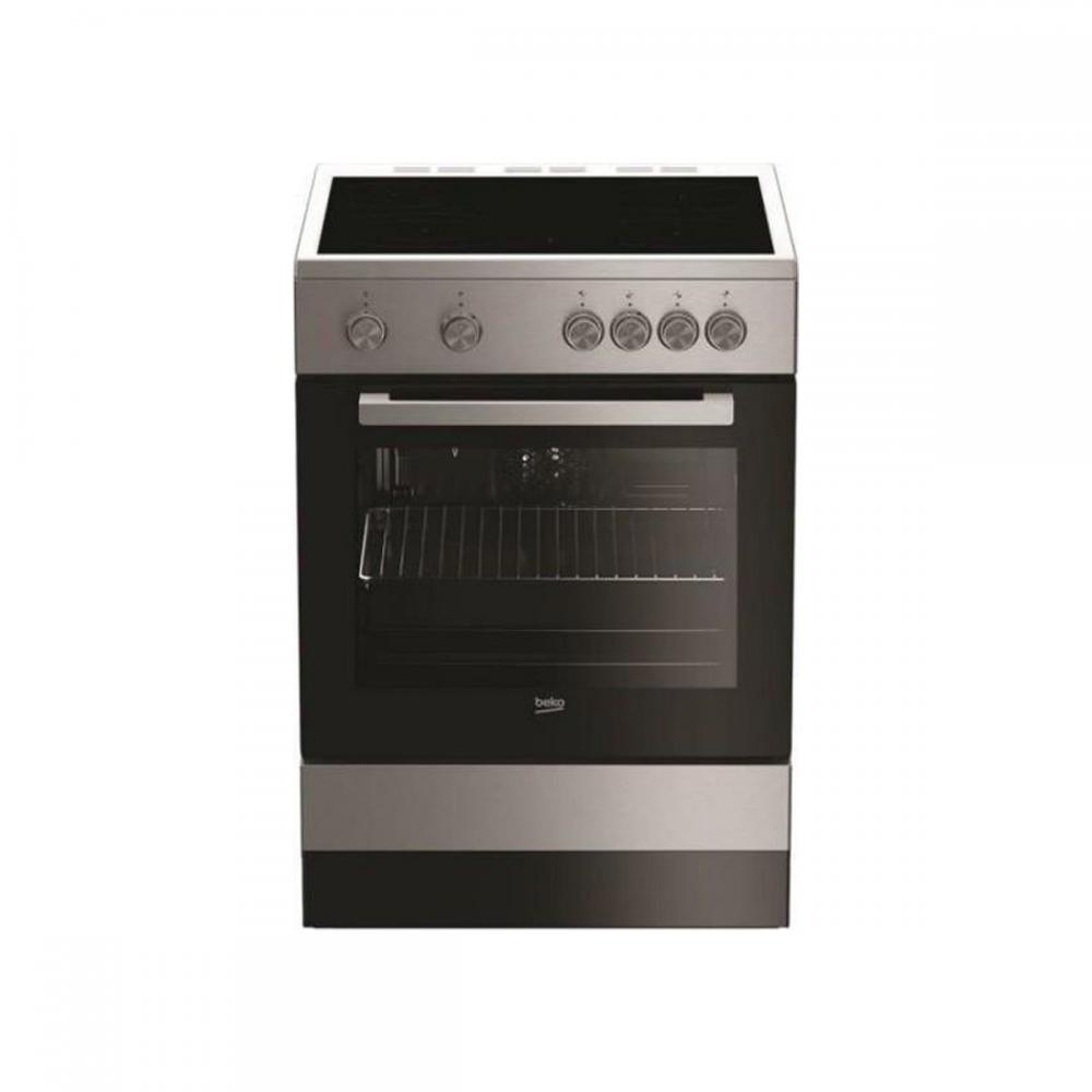 Beko FSM 67010 GX Κουζίνα 65lt με Κεραμικές Εστίες Π60εκ. Inox