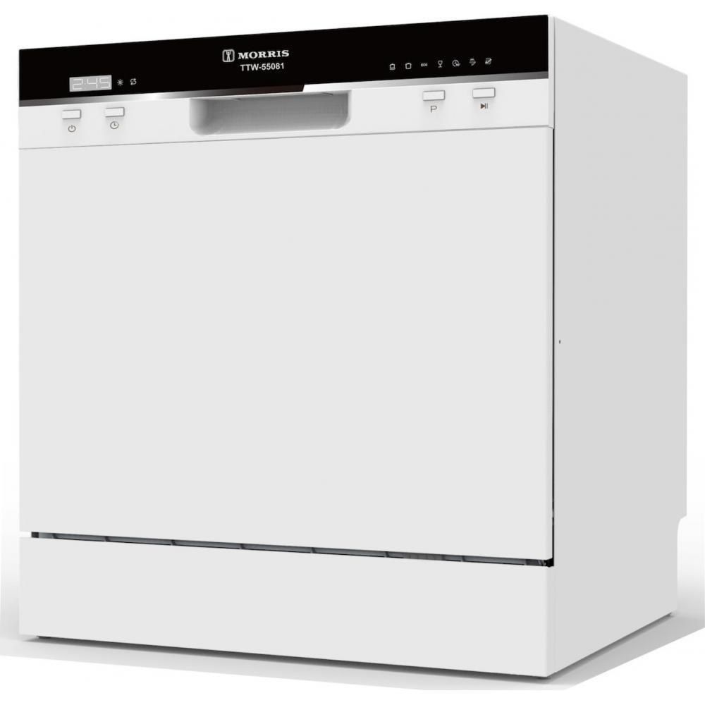 Morris TTW-55081 Πλυντήριο Πιάτων Πάγκου για 8 Σερβίτσια Π50xY55εκ. Λευκό