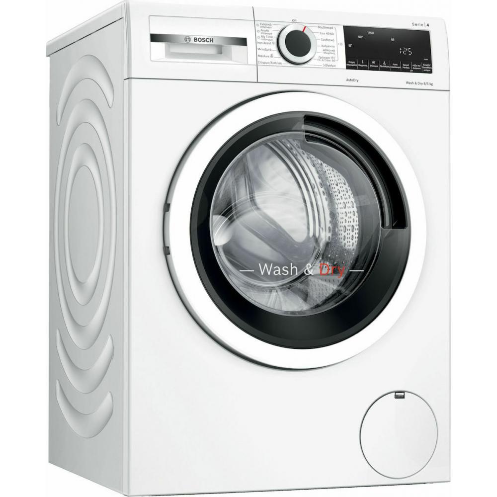 Bosch WNA13280GR Πλυντήριο-Στεγνωτήριο Ρούχων 8kg/5kg Ατμού 1400 Στροφές