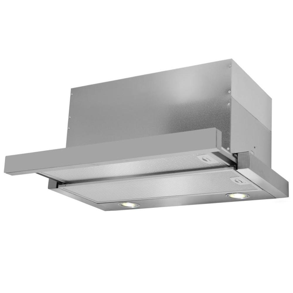 Pyramis Turbo Plus Συρόμενος Απορροφητήρας 60cm Inox