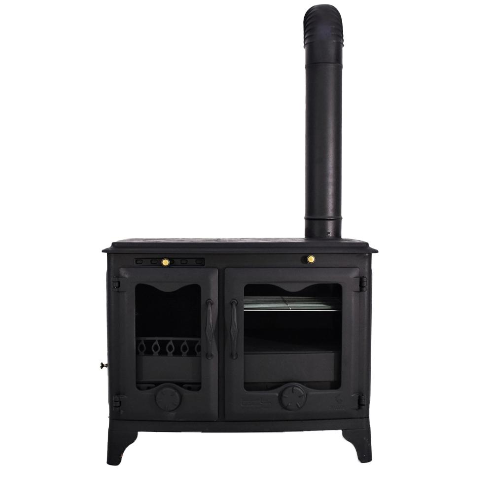 Thermogatz TGM 029A Μαντεμένια Ξυλόσομπα 12kW Μαύρη