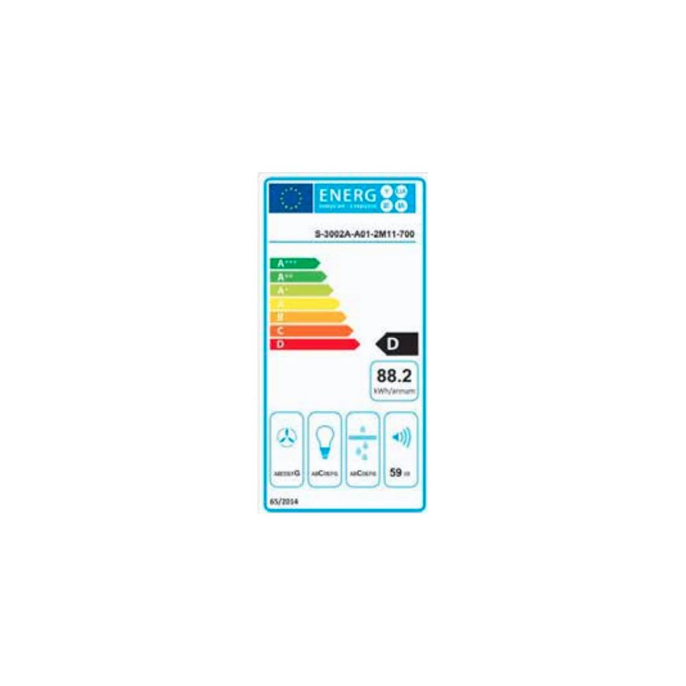 Gruppe Pratico 700 Ελεύθερος Απορροφητήρας 70cm Λευκός