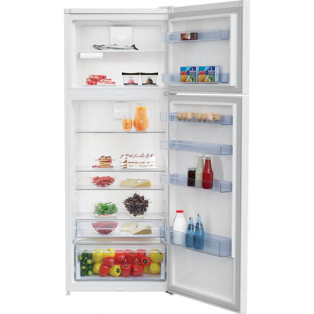 Beko RDNE455K30WN Ψυγείο Δίπορτο 500lt NoFrost Υ185xΠ70xΒ65.5εκ. Λευκό