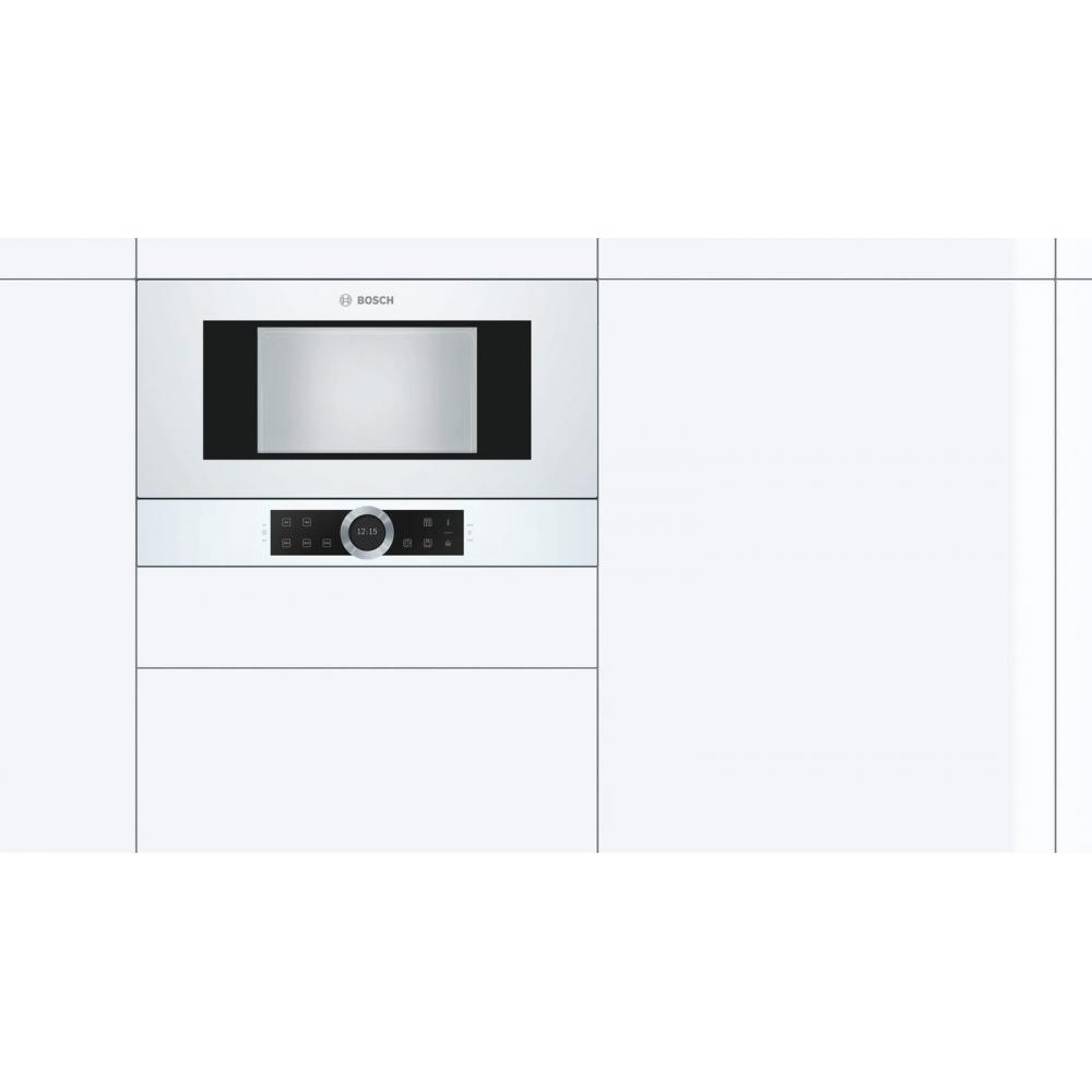 Bosch BFL634GW1 Εντοιχιζόμενος Φούρνος Μικροκυμάτων 21lt Λευκός