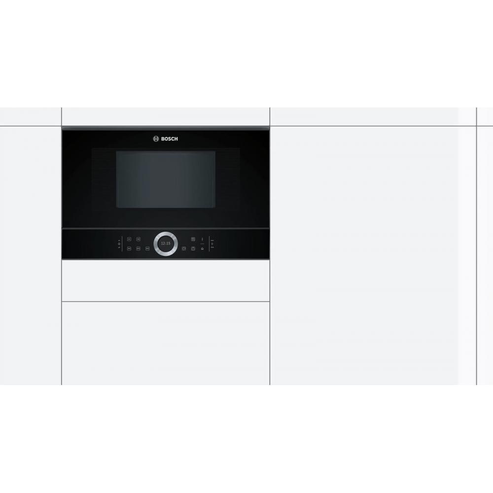 Bosch BFL634GB1 Εντοιχιζόμενος Φούρνος Μικροκυμάτων 21lt Μαύρος