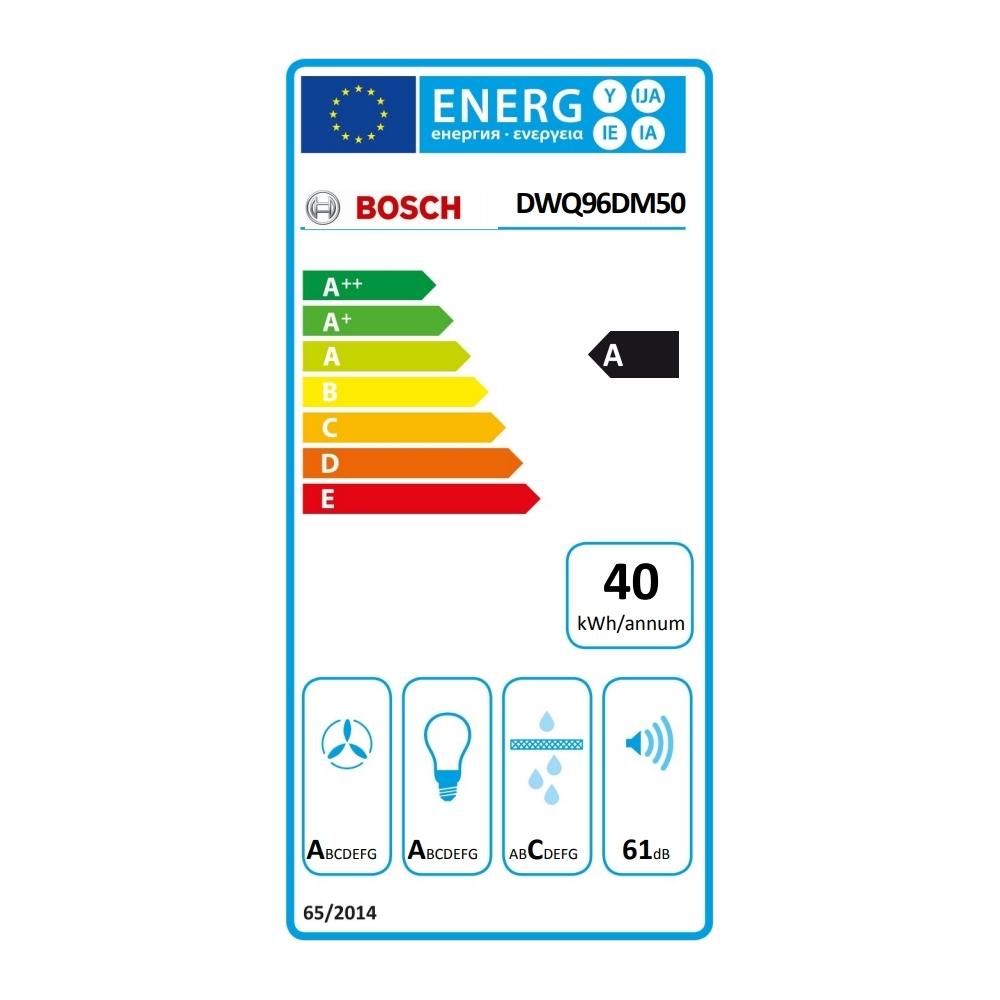 Bosch DWQ96DM50 Απορροφητήρας Καμινάδα 90cm Inox 1 0.0