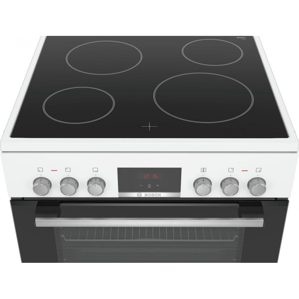 Bosch HKR390020 Κουζίνα 66lt με Κεραμικές Εστίες Π60εκ. Λευκή