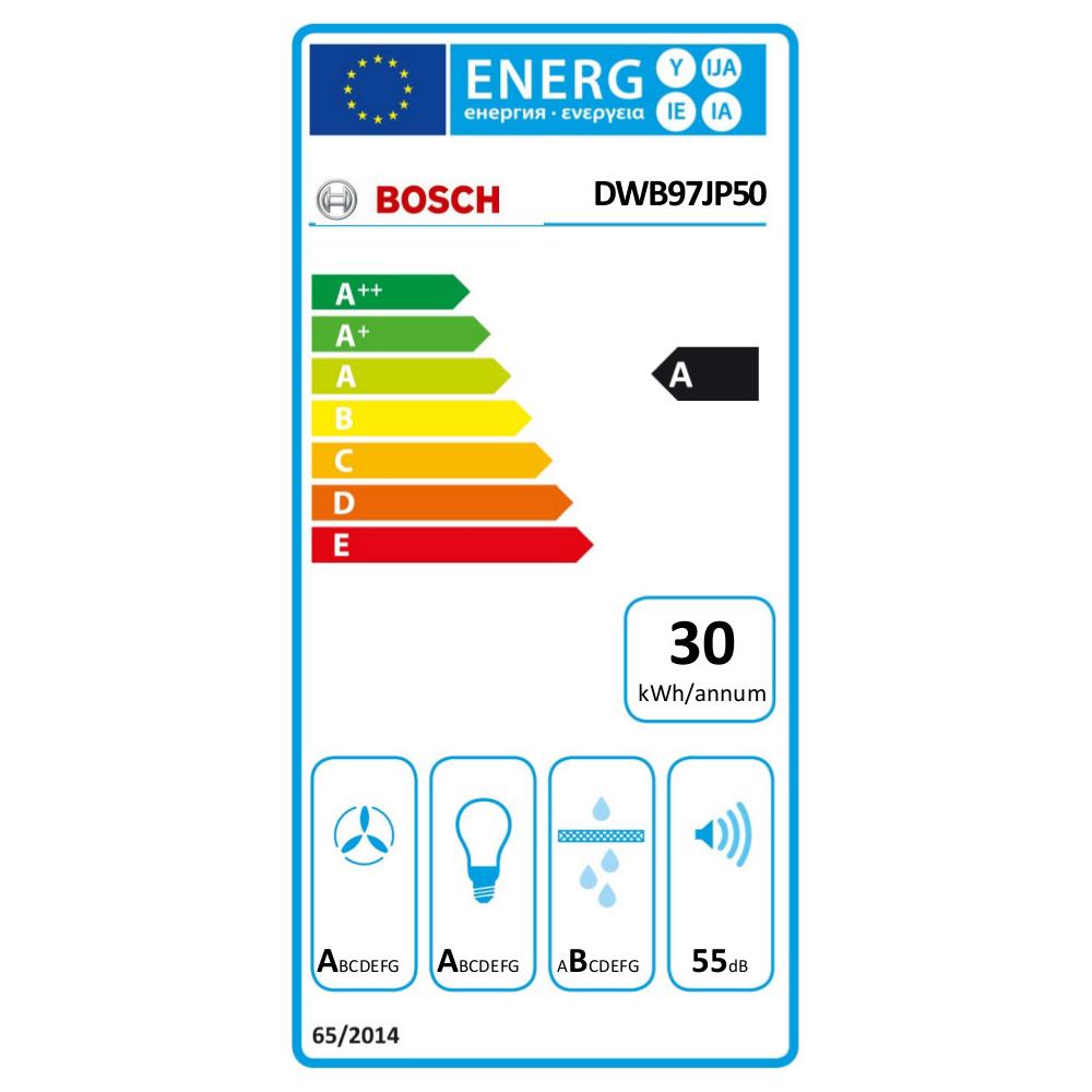 Bosch DWB97JP50 Απορροφητήρας Καμινάδα 90cm Inox