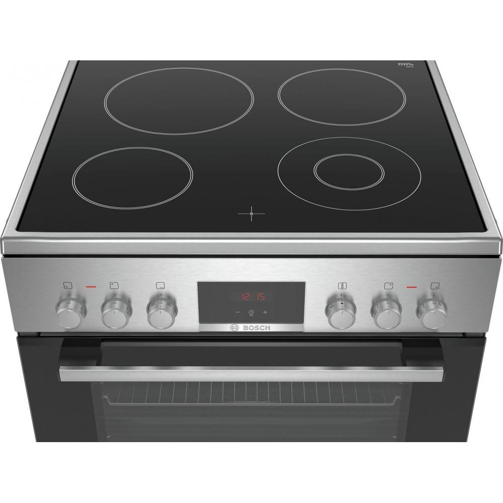 Bosch HKR39B150 Κουζίνα 66lt με Κεραμικές Εστίες Π60εκ. Inox